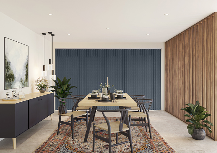 Juno (Blackout), Highland Blue - Vertical Blind - Image 9